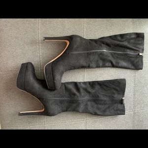 Jessica Simpson Womens Rollin Black Boots